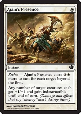 Magic: the Gathering Ajani's Presence (2/165) - Journey into Nyx