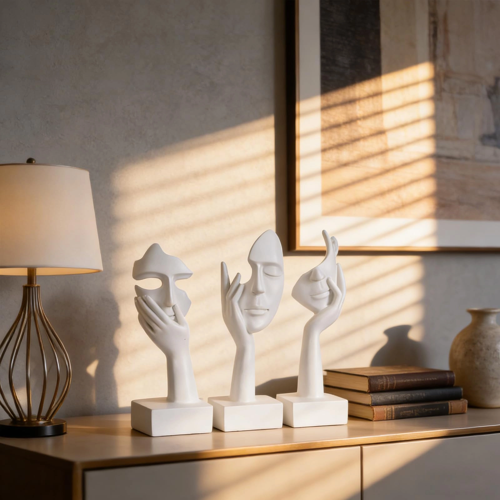 Thinker Statue - Plastic, Resin