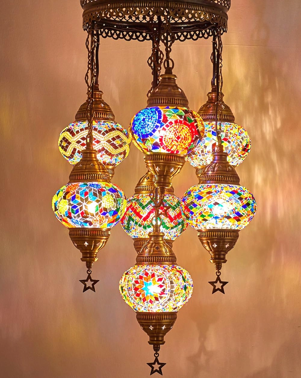 DEMMEX Mosaic Chandelier - 95cm