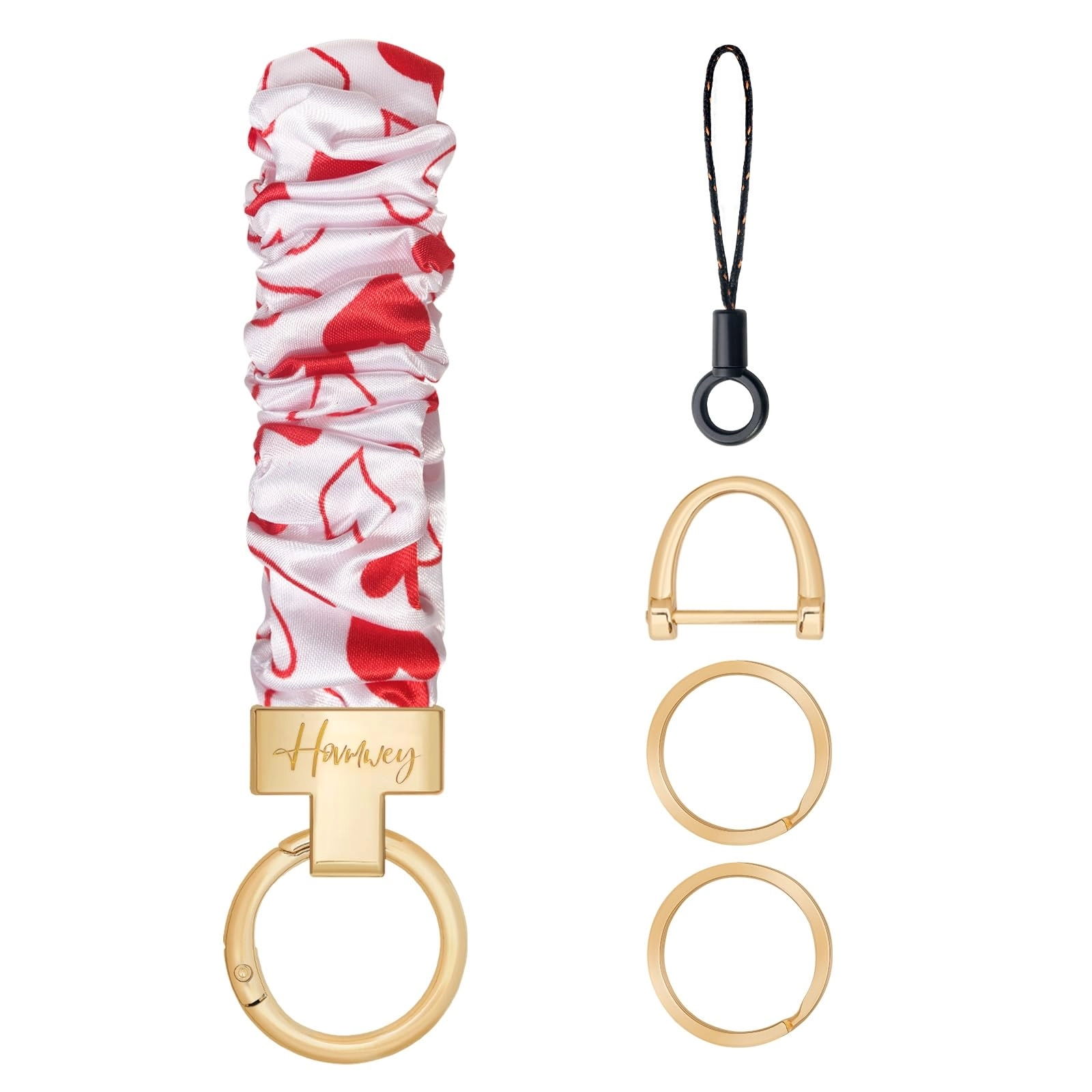Stretchy Scrunchie Keychain Wristlet - Fun