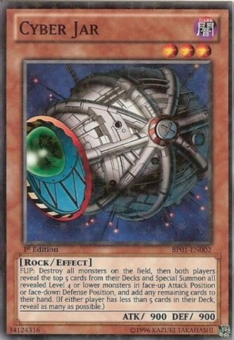 Yu-Gi-Oh! Cyber Jar BP01-EN002 - Battle Pack Epic Dawn 1st Edition Starfoil Rare