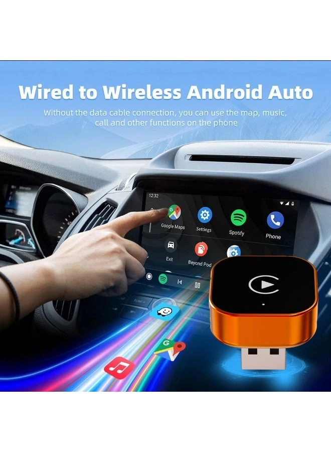2-in-1 Wireless Carplay Adapter - Bluetooth 5.2 Wireless Apple Android