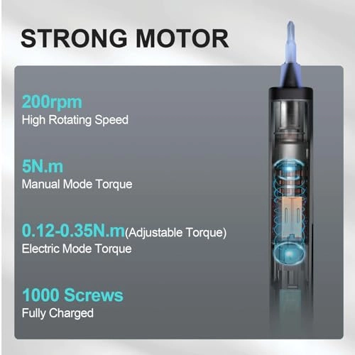 Mini Cordless Electric Screwdriver Kit - 350mAh