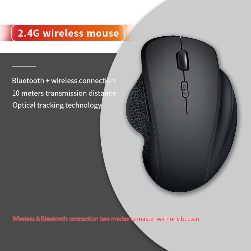 Vertical Ergonomic Mouse - Bluetooth & Wireless Dual Modes