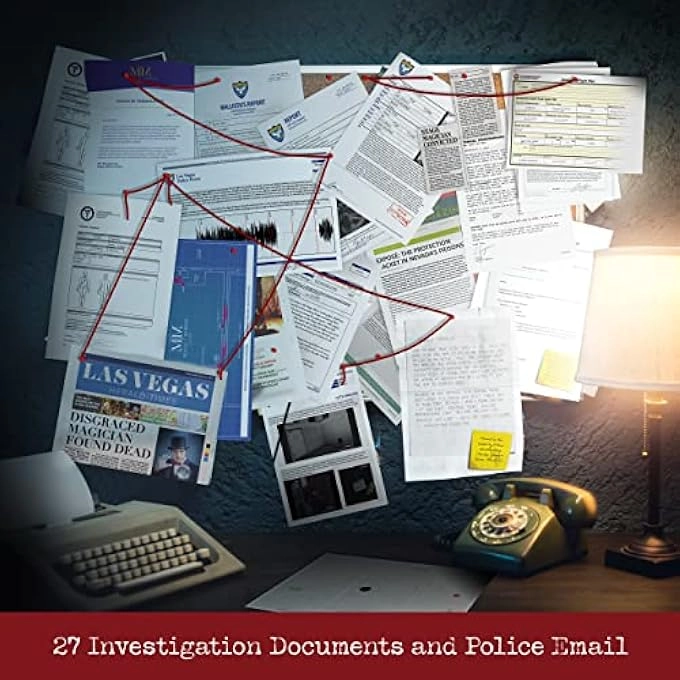 UNSOLVED MURDER MYSTERY GAME: COLD CASE FILES INVESTIGATION - MURDER AT THE MAGIC MIRROR CASINO