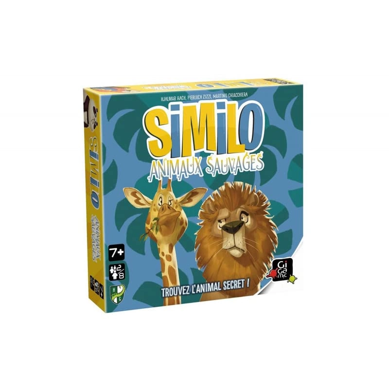 SIMILO: Wild Animals - Cooperative Deduction Game (French)