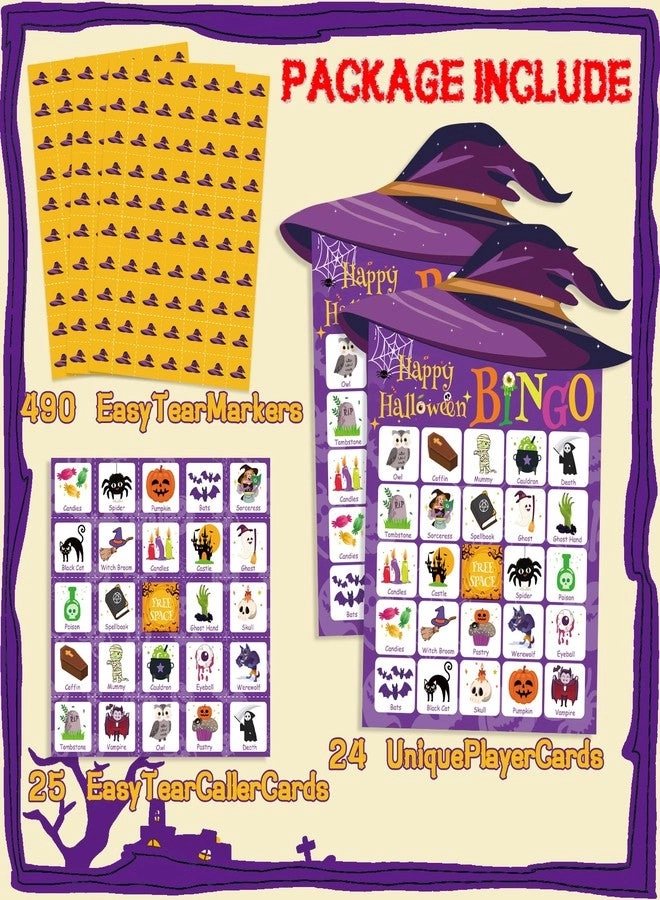 Wizard Hat Bingo Card Set