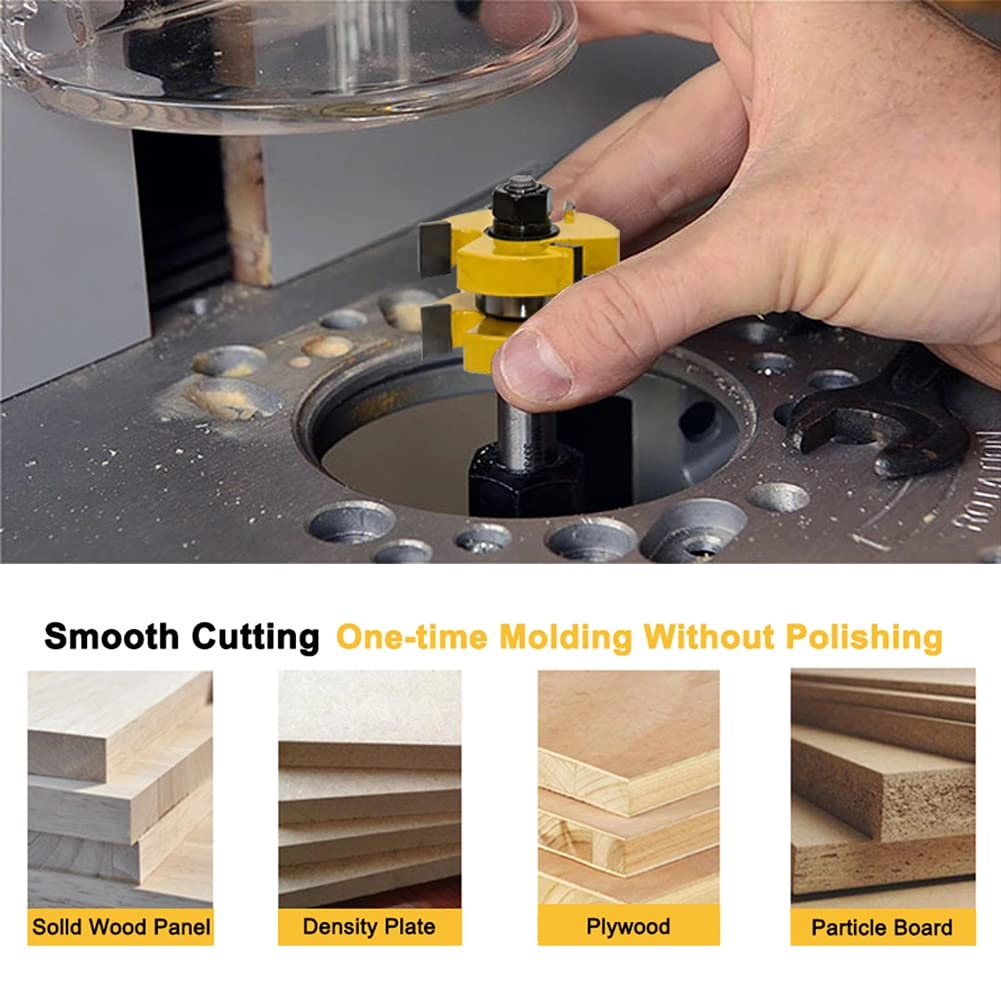 Tongue and Groove Router Bit Set