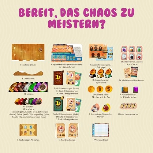 Sweet Mess: The Baking Competition - Board Game