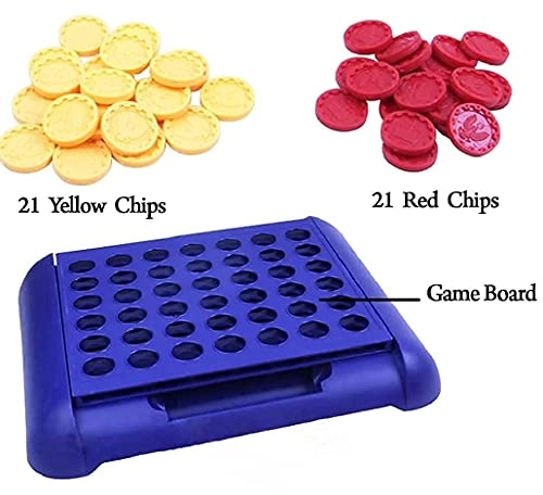 in A Row - 5 years 21 yellow Pieces 21 red Pieces