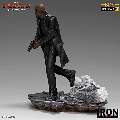 Nick Fury - Spider-Man Far From Home - BDS Art Scale 1/10 Polystone (B07YZ9MSJF)