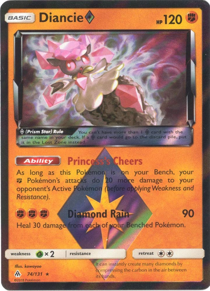 Pokémon Diancie Prism Star - Single Card