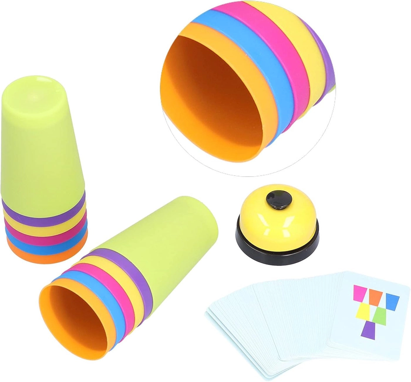 Stacking Cups - 3 + years old 6 pieces