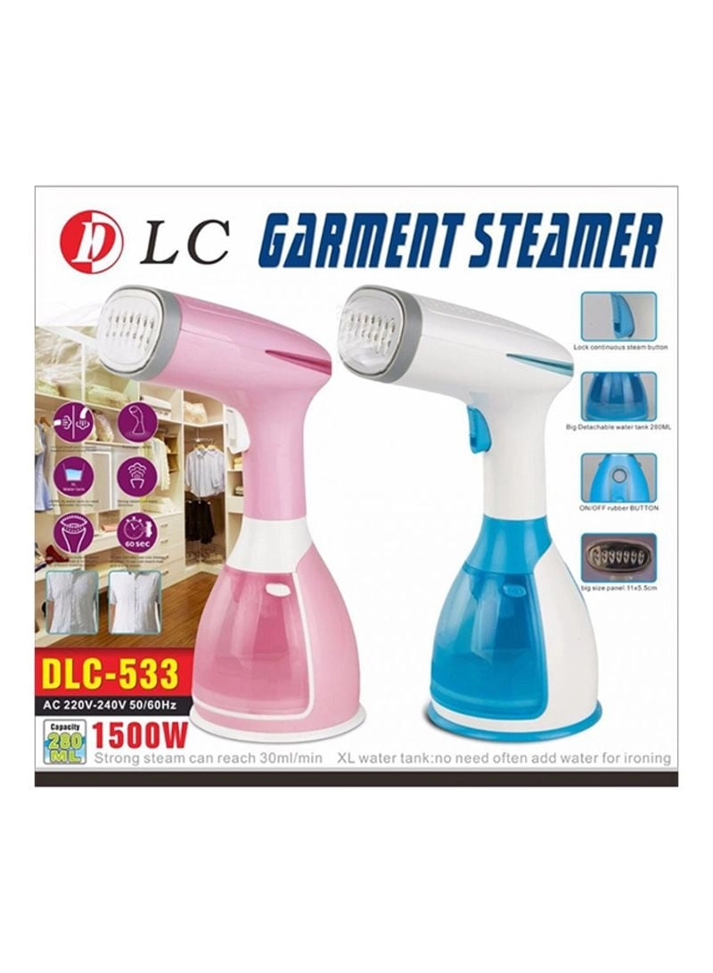 DLC Garment Steam Iron - 1500W Multicolour