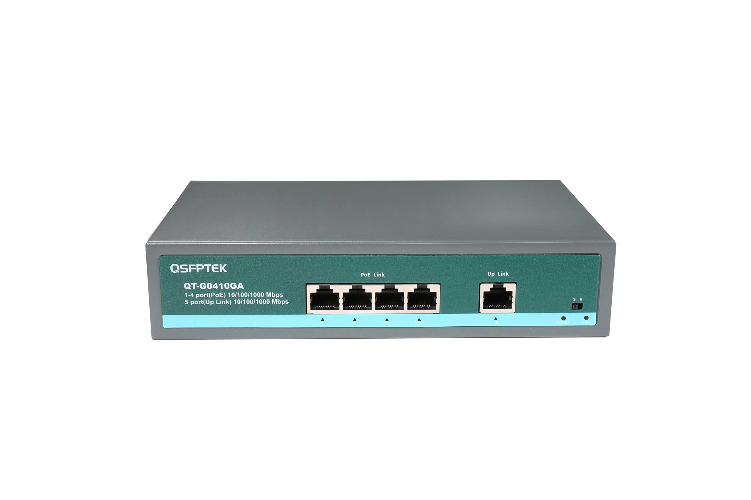 QSFPTEK 5 Port | 4*PoE+ 5-Ports