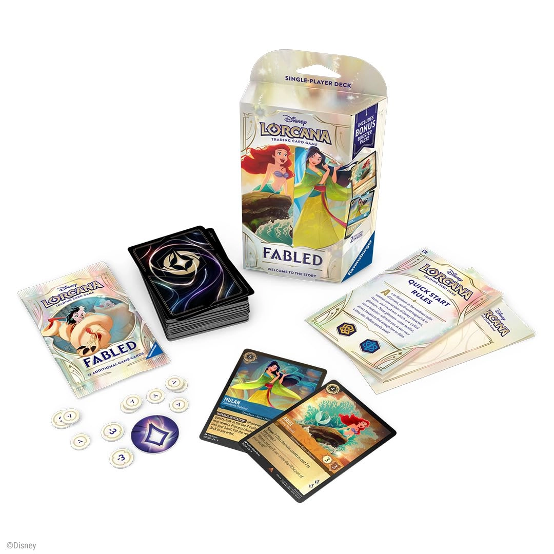 Disney Lorcana TCG: Fabled - Single-Player Deck - English 60pcs