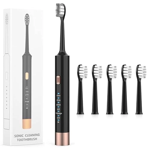 Sonic Electric Toothbrush - 5 Brush Heads 6 Cleaning Modes