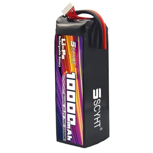 6S Lipo Battery - 22.2V 10000mAh 70C