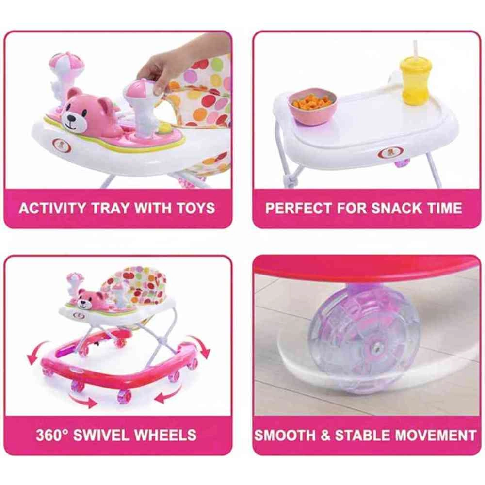 Baby Walker - With Wheels 3 Height Positions