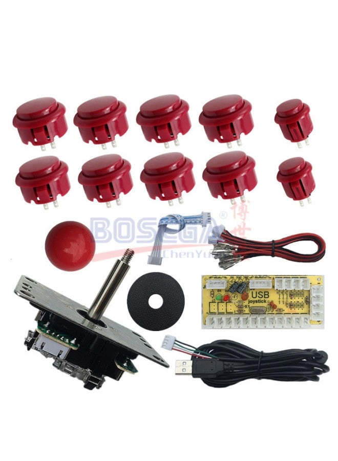 Usb Arcade Joystick Circuit Board - Switch Red
