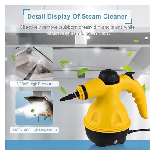 Portable Handheld Steam Cleaner - 1000W 9PCS