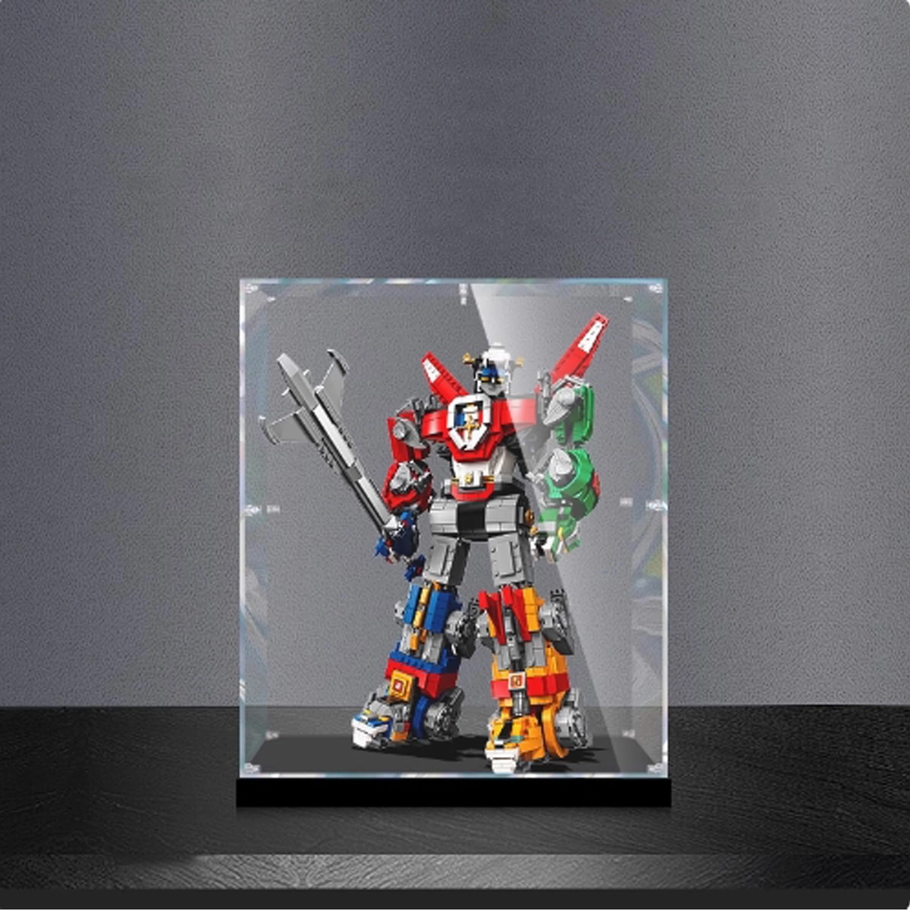 FEIRUBO Acrylic Display Box - Compatible with Lego 21311 Robots Black Base