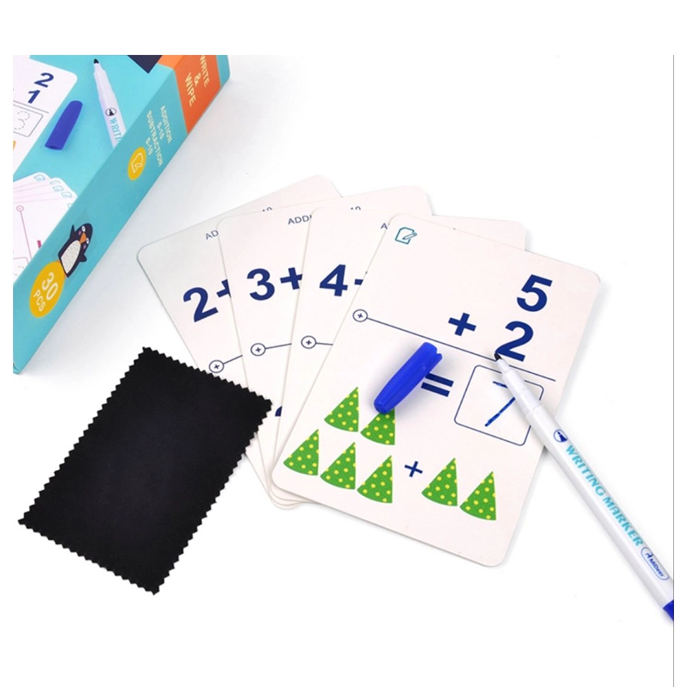 Write & Wipe Cards - Maths - 3 years & above