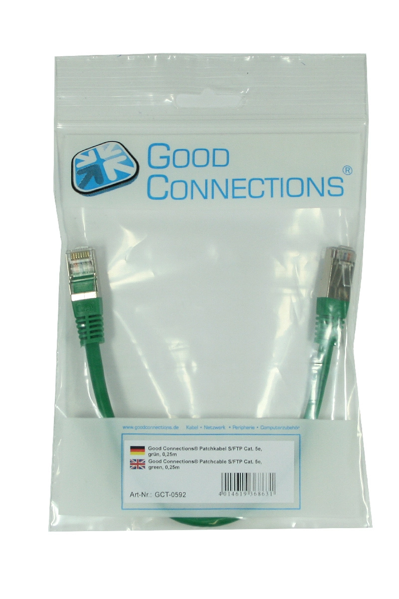 Cat.5e Ethernet LAN Patch Cable - 0.25 m