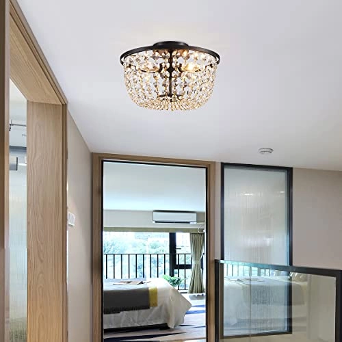 Crystal Leaf Chandelier