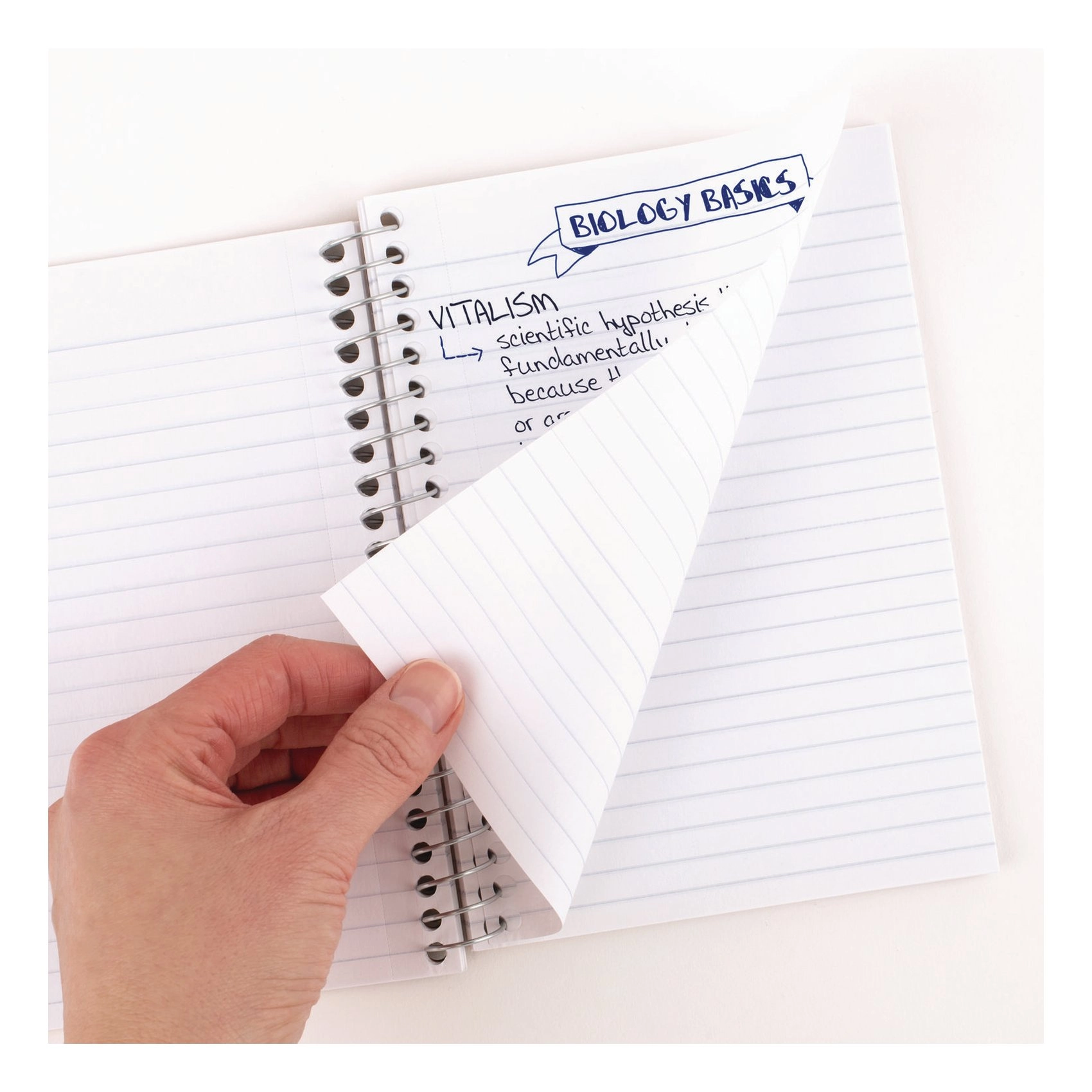 3 Subject Notebook Spiral - Lined 150 Sheets