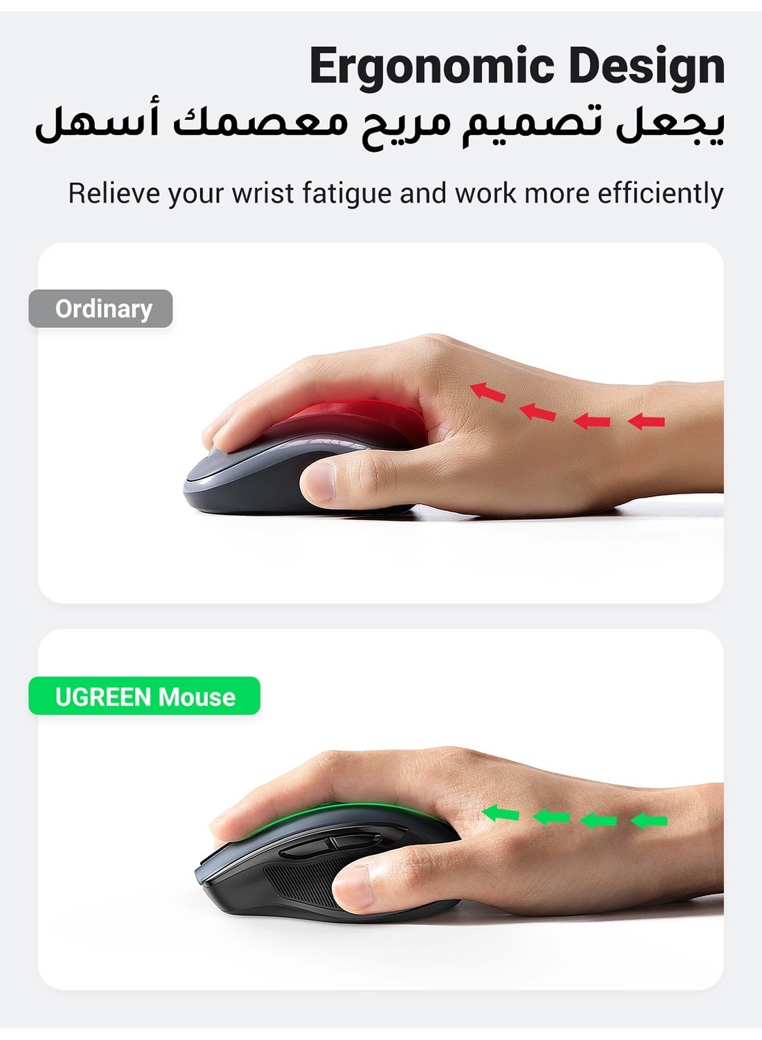 Ergonomic Mouse - Wireless