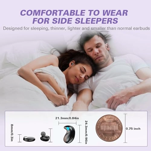 Invisible Sleep Earphone Wireless Earbud