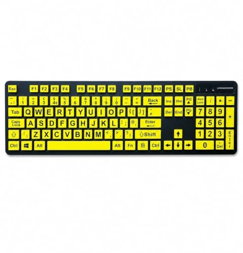 Large Print Keyboard - UK Wired
