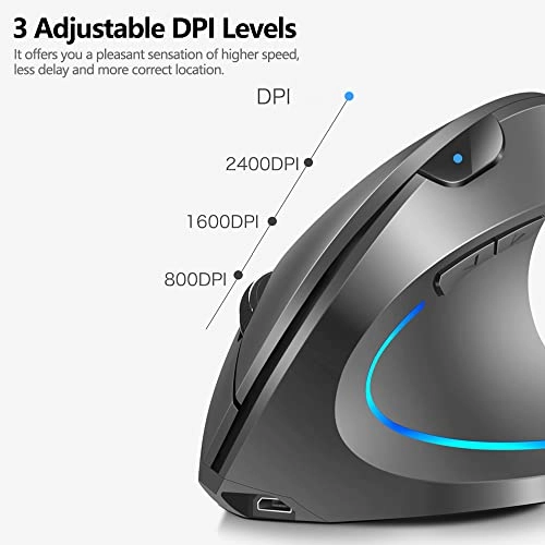 Vertical Mouse - Wireless
