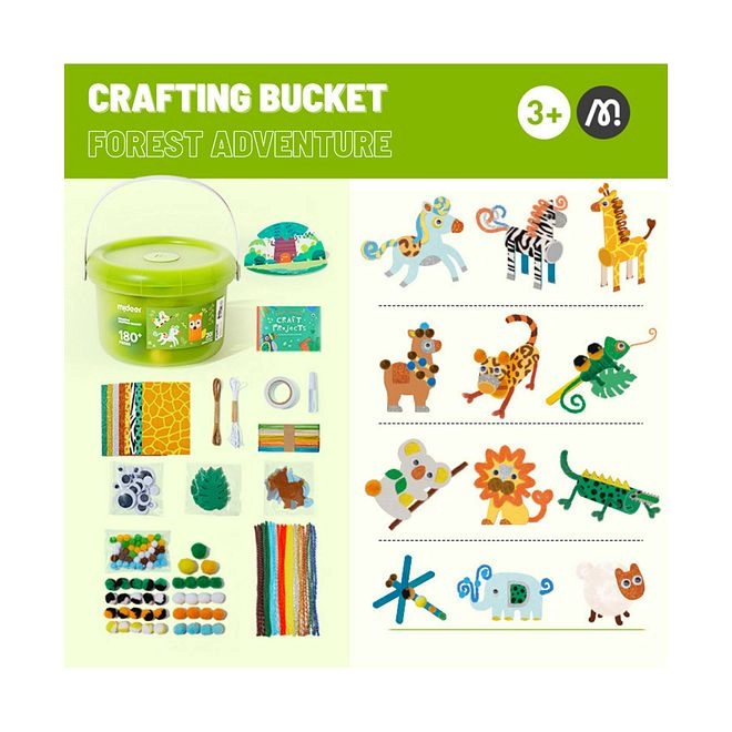 MIDEER Crafting Bucket - 180 Pieces
