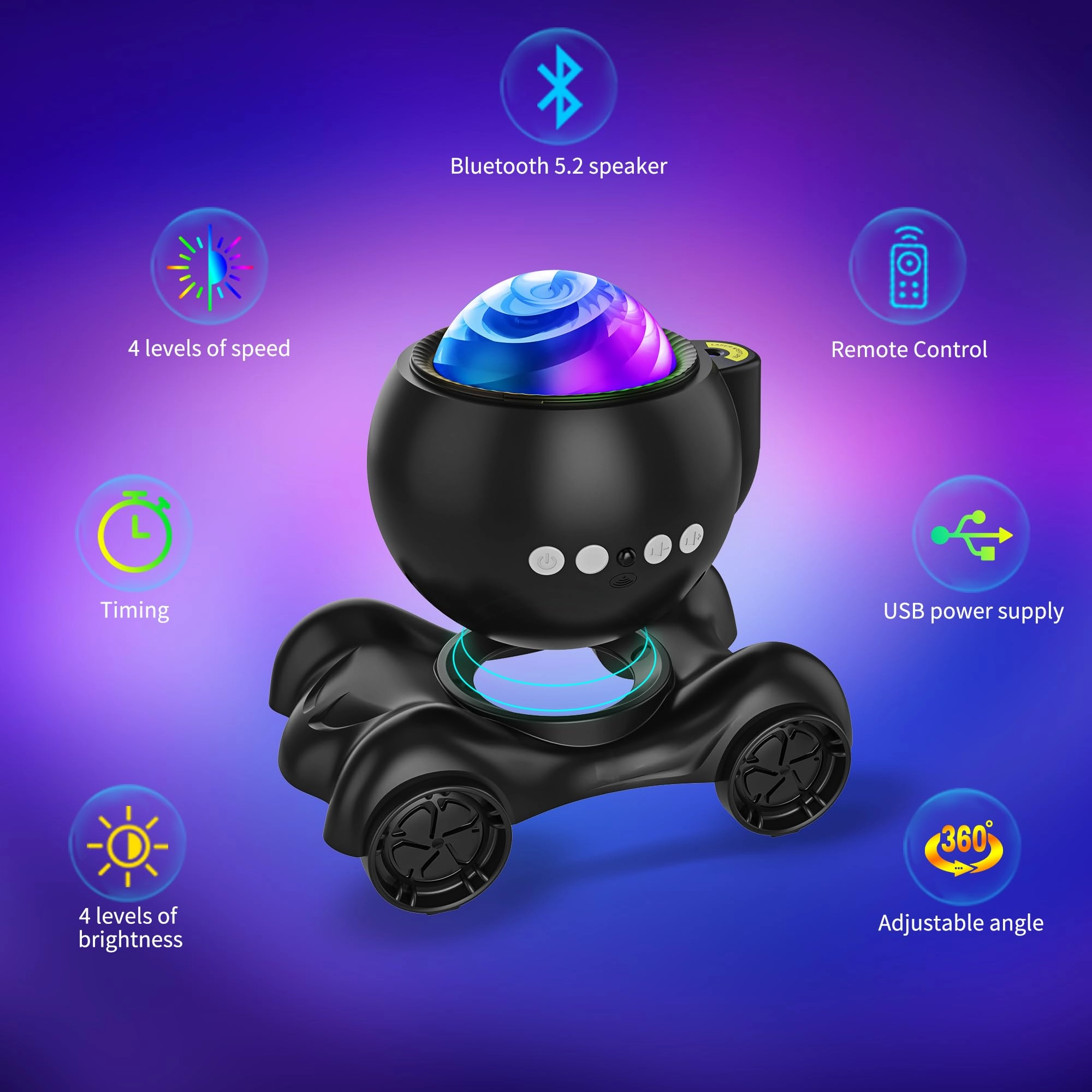 Star Projector - Corded Electric Solid White