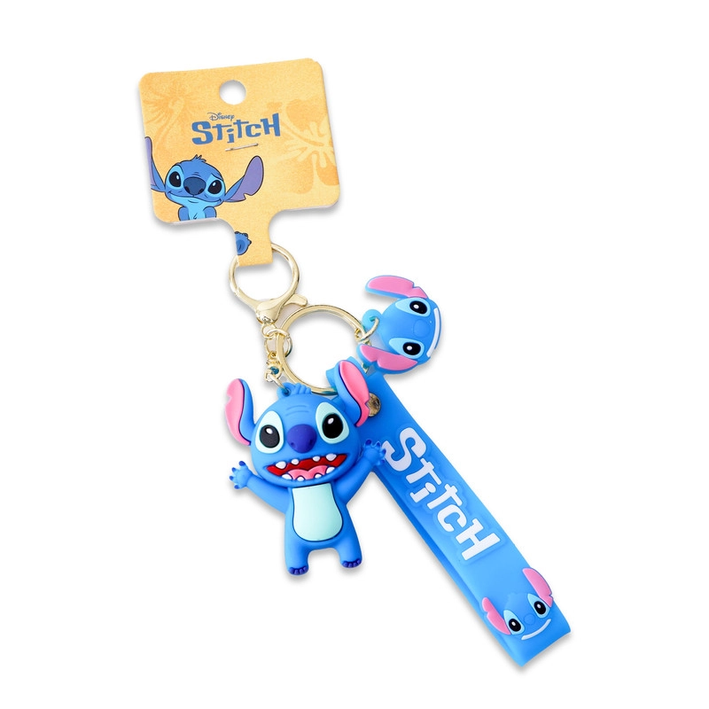 Lilo & Stitch Squishy Stitch With Glitter Keychain