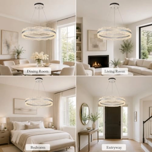 Ring Chandelier - 3000K-6500K Dimmable