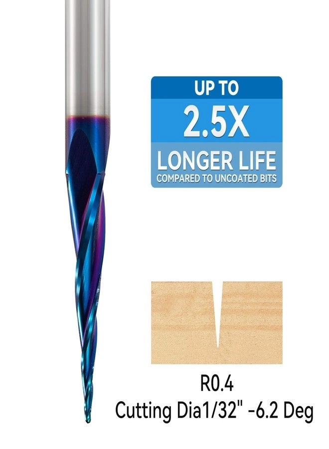 Ball Nose End Mill - 1/8 inch 1/4 inch