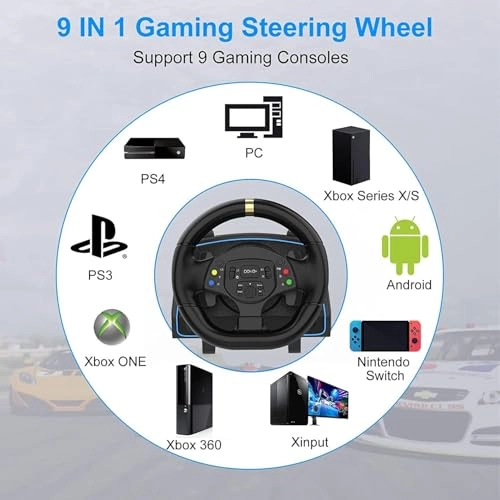 G30 Racing Wheel & Pedals - PC PS4 Xbox ONE Xbox 360 Xbox Series X PS3 Xinput NS Android