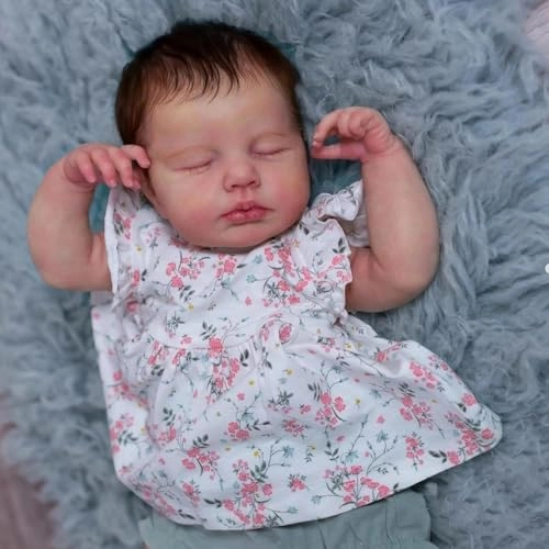 Loulou Reborn Baby Doll - 20 inch Full Body Vinyl Girl Ages 3+