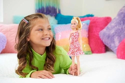 Barbie Fashionistas - Blonde Distorted Dot Dress Ages 3+