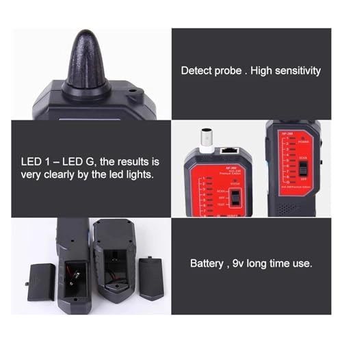 NF-268 - RJ11 RJ45 BNC Tone