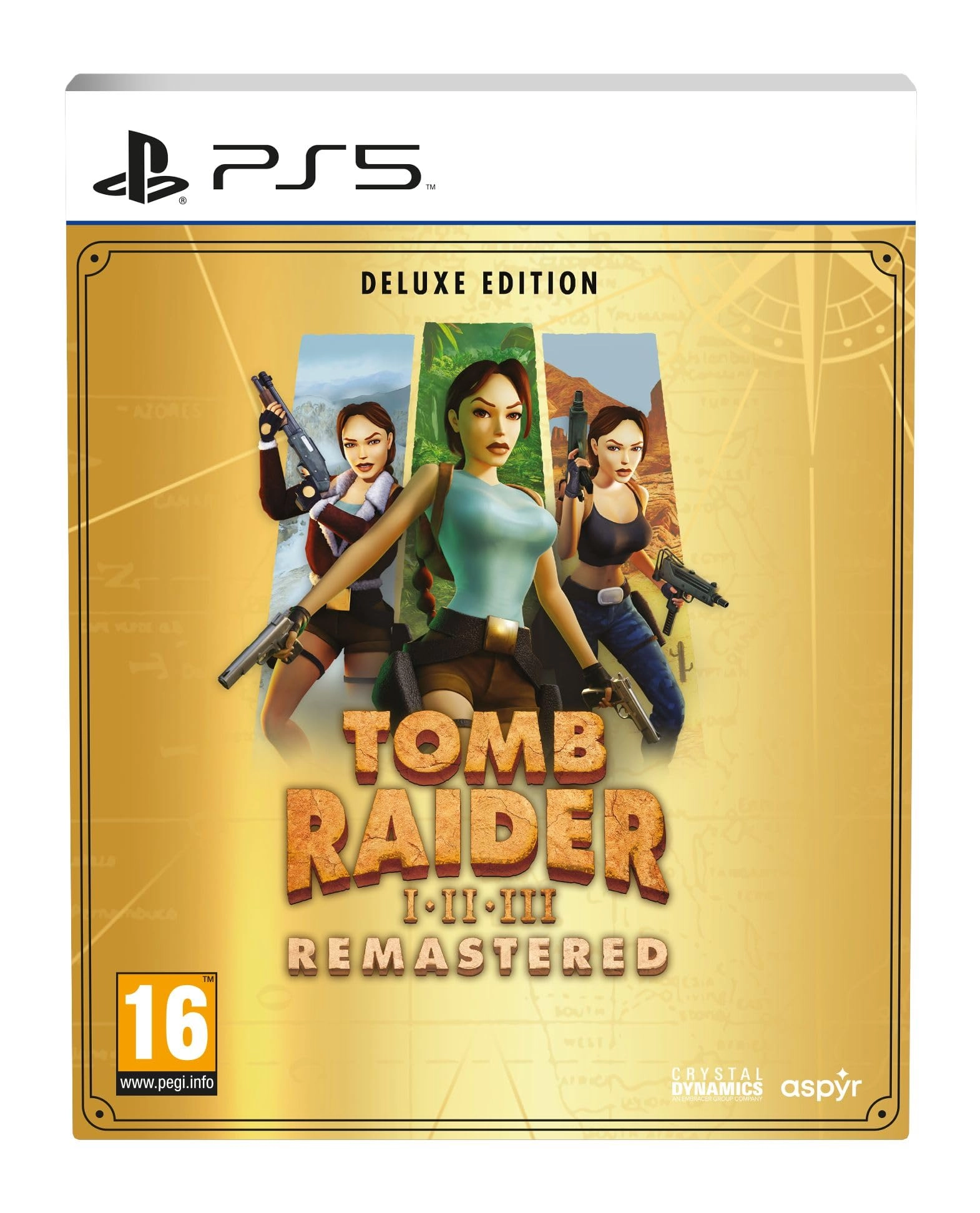Tomb Raider 1-3 Remastered Deluxe Edition - PlayStation 5