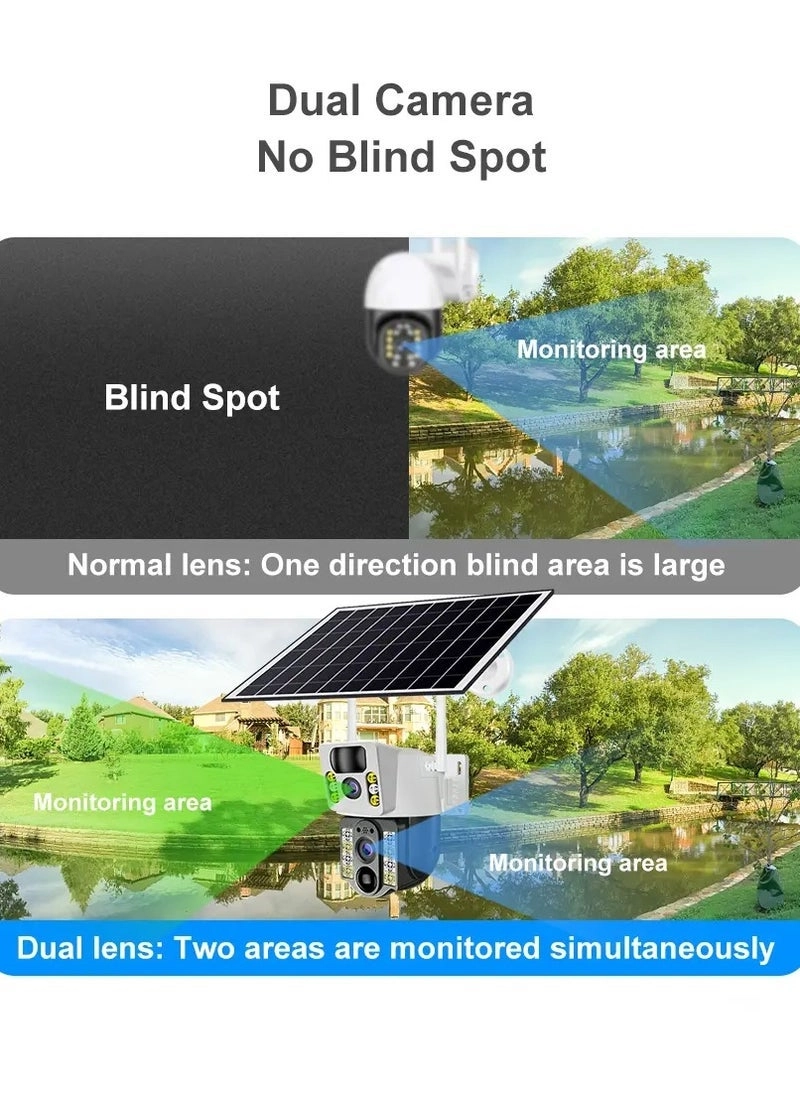 Smart Solar Security Camera 8MP