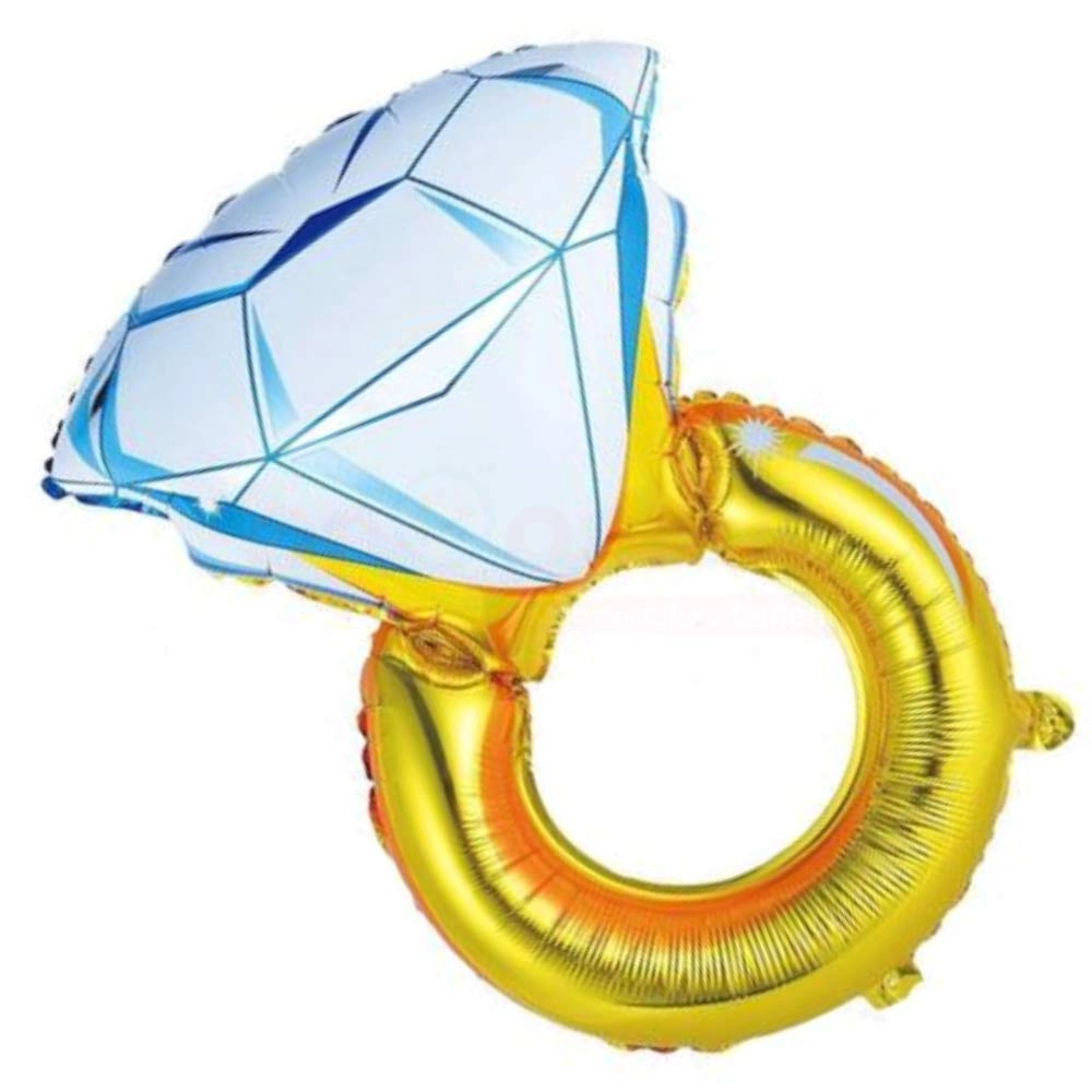 Propsicle, Propsicle.in, B-52, JK Plaza, Old Palam Road,Dwarka 110075, Contact Number: 8595957749 Diamond Ring Balloon - Pack of 1 Bachelorette Party