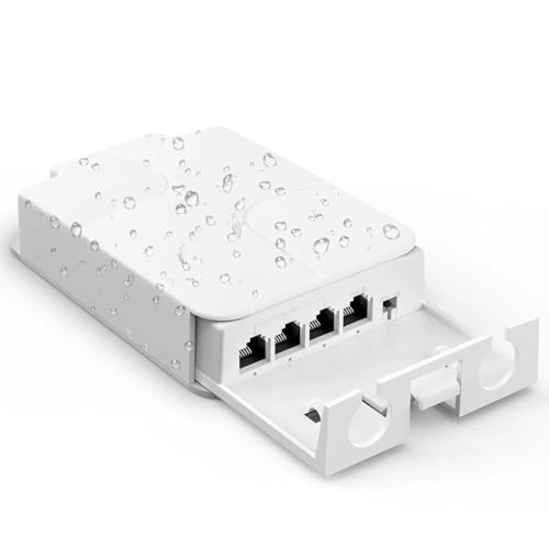 4 Port PoE Extender - 44-57V 24W 3 IEEE802.3af/at 10/100Mbps 30W