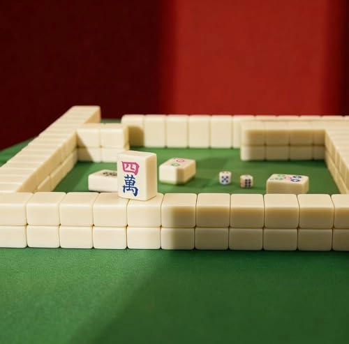 Mini Mahjong Set - 166 Tiles Travel Size