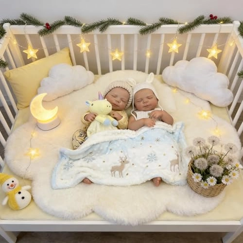 Pascale Reborn Baby Doll - 18 inch Vinyl Ages 3+ Bundle