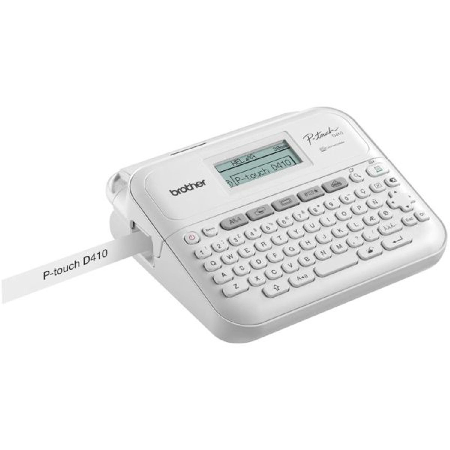 Brother PT-D410 - 18mm White